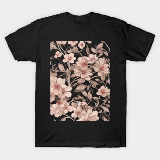 Cherry Blossoms Pattern T-Shirt